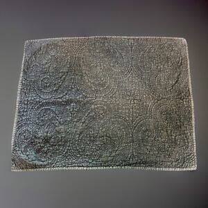 Vintage Ruff Hewn Bon-Ton Embroidered Standard Sham 20'x26' Faded Blue Denim